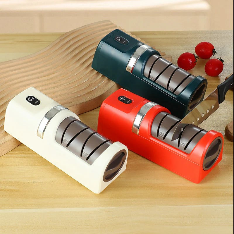 Buy 2 Get an Extra 10% Off🔥🔥Smart Electric Kitchen Knife Sharpener - Professional 10-Second Quick Sharpening Tool | Multi-Functional Motorized Blade & Scissors Sharpener