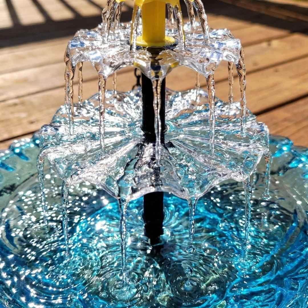 [BUY 2 AND GET AN EXTRA 10% OFF] ✨2026 Spring special offer 50% off-🐦Solar Cascade Hanging Bird Bath Fountain