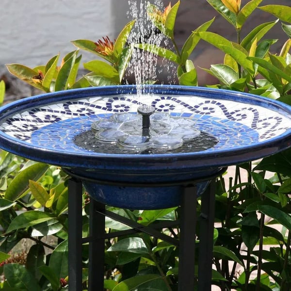 [BUY 2 AND GET AN EXTRA 10% OFF] 🎁☀️Solar-Powered Bird Bath Fountain Pump – 4-in-1 Versatile Nozzle Kit for Garden, Pool & Pond