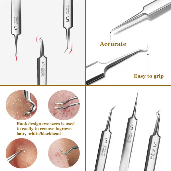 [BUY 2 AND GET AN EXTRA 10% OFF]💥Professional Facial Blackhead Remover Tweezers