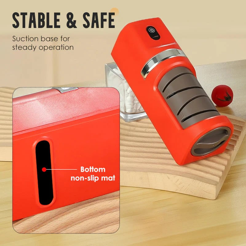 Buy 2 Get an Extra 10% Off🔥🔥Smart Electric Kitchen Knife Sharpener - Professional 10-Second Quick Sharpening Tool | Multi-Functional Motorized Blade & Scissors Sharpener