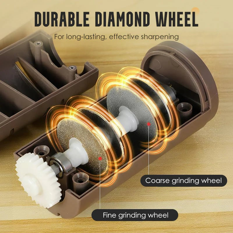 Buy 2 Get an Extra 10% Off🔥🔥Smart Electric Kitchen Knife Sharpener - Professional 10-Second Quick Sharpening Tool | Multi-Functional Motorized Blade & Scissors Sharpener