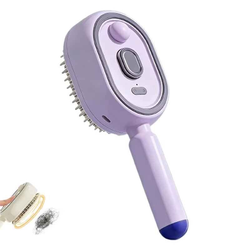 Buy 2 Get an Extra 20% Off🔥🔥Electric Spray Air Cushion Massage Comb | Infrared Red Blue Light Hair Growth Scalp Massager | 3-in-1 Smart Anti-Static Detangling Brush