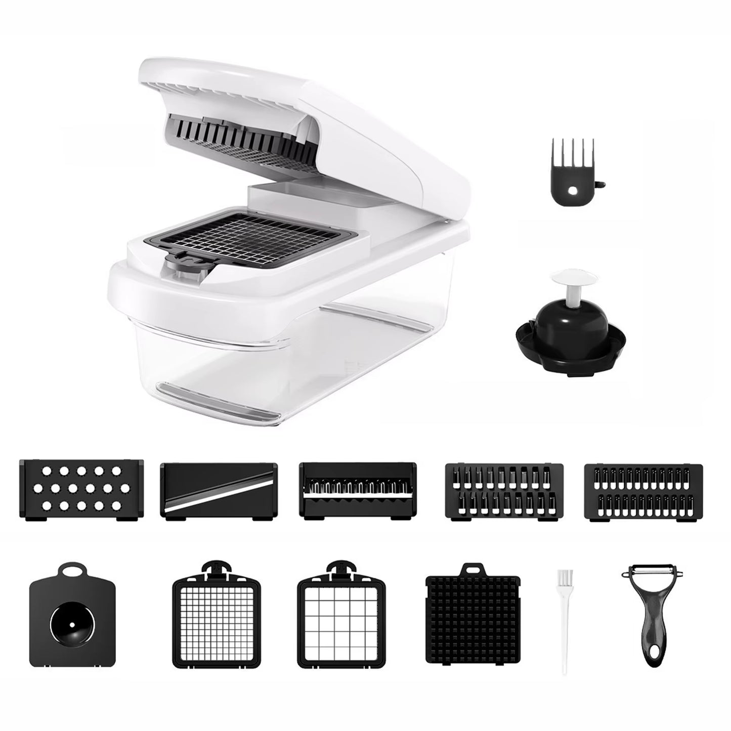 [BUY 2 AND GET AN EXTRA 10% OFF] 15-in-1 Professional Vegetable Chopper | Multi-functional Kitchen Slicer & Dicer with 15 Blades for Meal Prep
