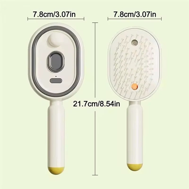 Buy 2 Get an Extra 20% Off🔥🔥Electric Spray Air Cushion Massage Comb | Infrared Red Blue Light Hair Growth Scalp Massager | 3-in-1 Smart Anti-Static Detangling Brush