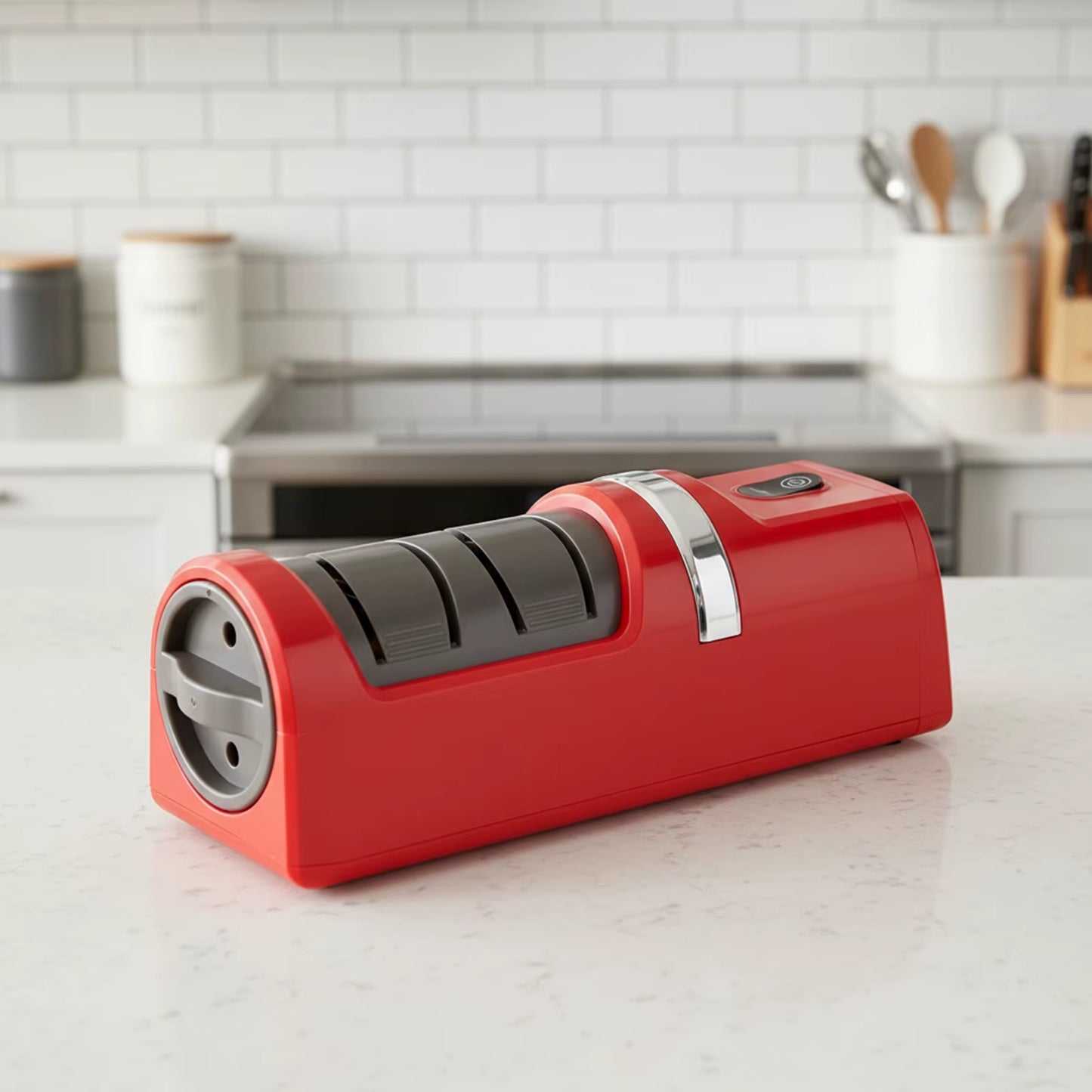 Buy 2 Get an Extra 10% Off🔥🔥Smart Electric Kitchen Knife Sharpener - Professional 10-Second Quick Sharpening Tool | Multi-Functional Motorized Blade & Scissors Sharpener