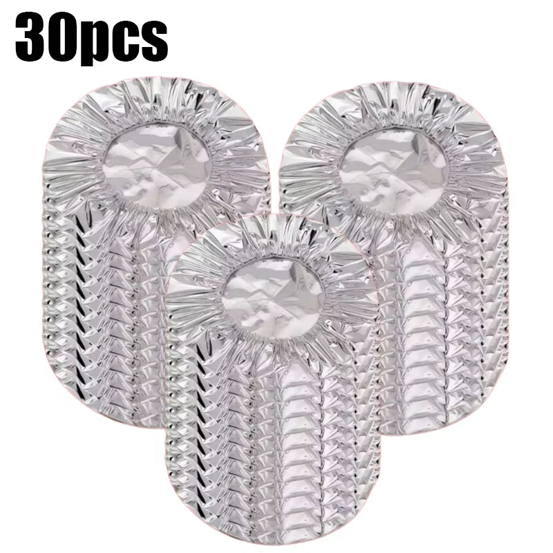 Reusable Aluminum Foil Insulation Covers – Thermal Food Storage Caps for Keeping Meals Warm & Fresh