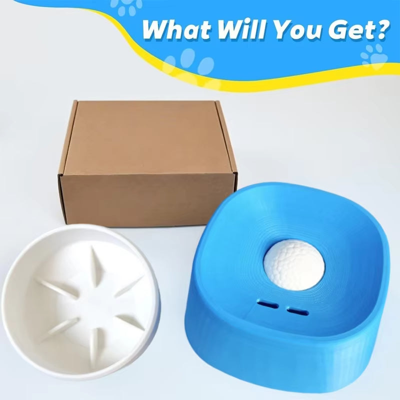 [BUY 2 AND GET AN EXTRA 20% OFF] 2-in-1 Slow Feeder Dog Bowl &amp; Lick Mat | Anti-Choking Pet Bowl for Liquid Treats, Yogurt &amp; Bone Broth - Non-Slip, 3/4 Cup