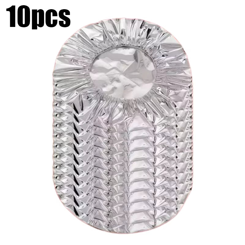 Reusable Aluminum Foil Insulation Covers – Thermal Food Storage Caps for Keeping Meals Warm & Fresh