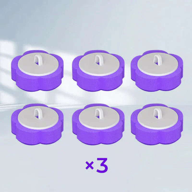 [BUY 2 AND GET AN EXTRA 15% OFF] Wall-Mounted Disposable Toilet Brush Set with 24 Replacement Heads | Hygienic Bathroom Cleaning System & Space-Saving Wand