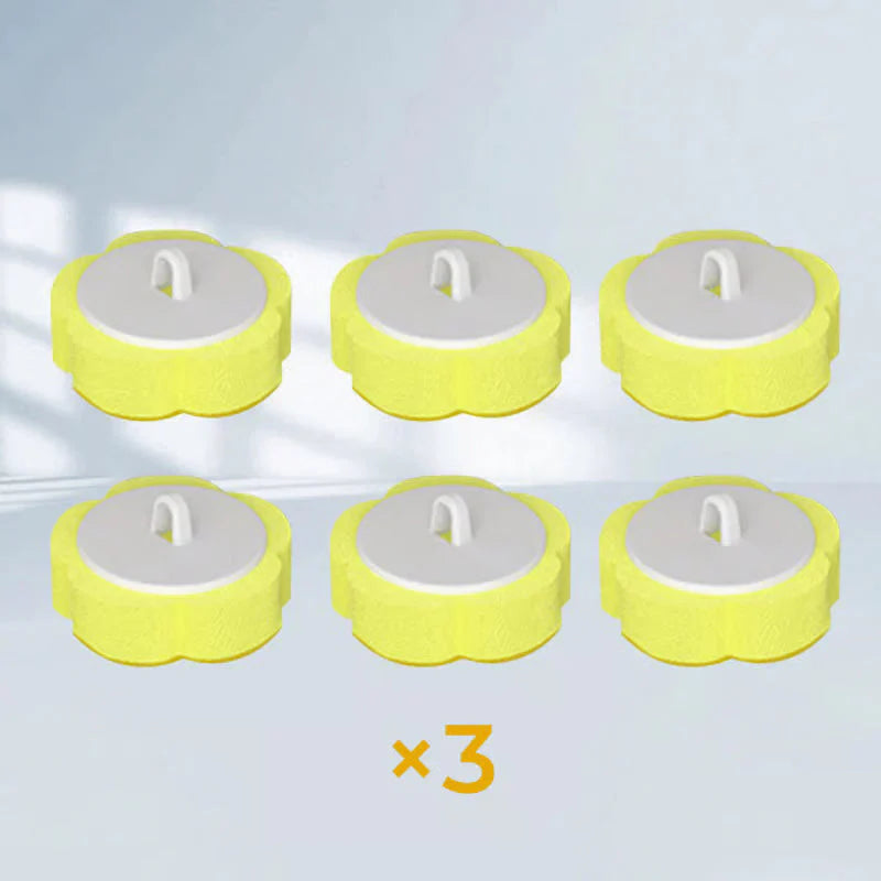 [BUY 2 AND GET AN EXTRA 15% OFF] Wall-Mounted Disposable Toilet Brush Set with 24 Replacement Heads | Hygienic Bathroom Cleaning System & Space-Saving Wand