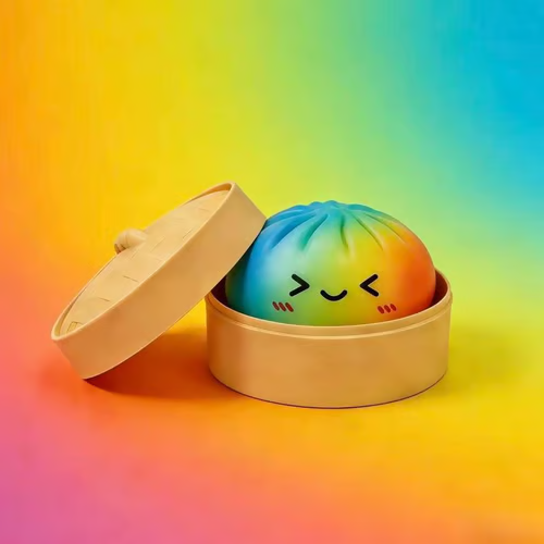 Buy 1 Get 1 Free: Mystery Dumpling Squishy Fidget Toy – Stress-Relieving Blind Box Bun Collectible