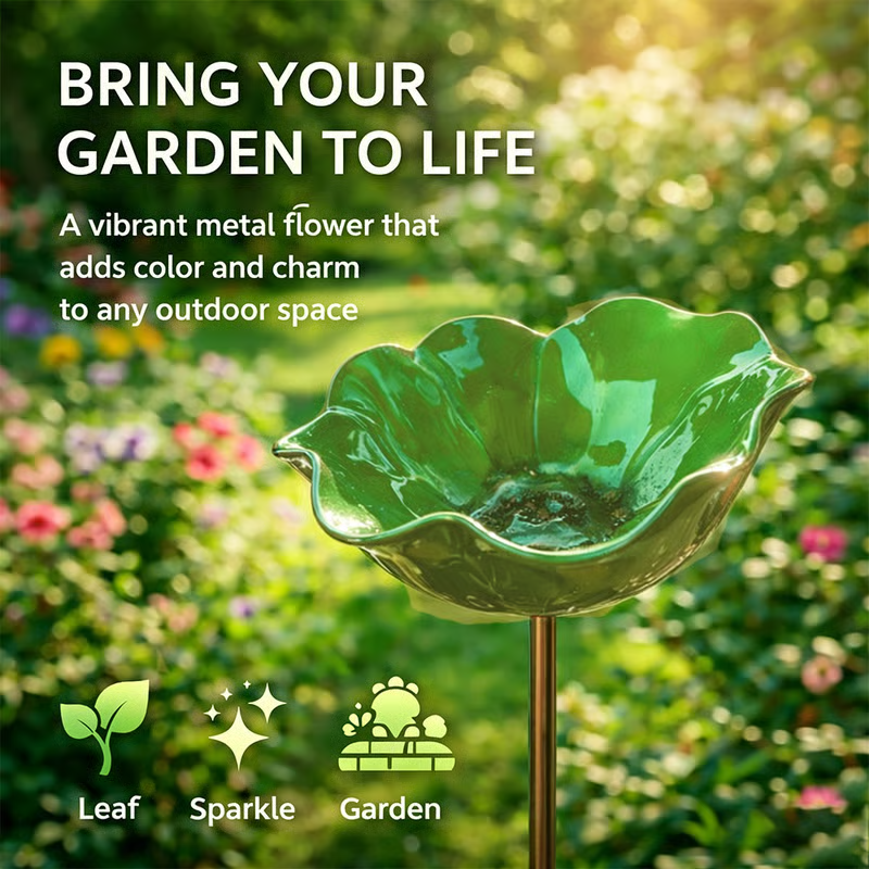 🐦2-in-1 Mini Bird Bath & Pollinator Water Station – ✨Attract Bees, Butterflies & Birds to Your Garden